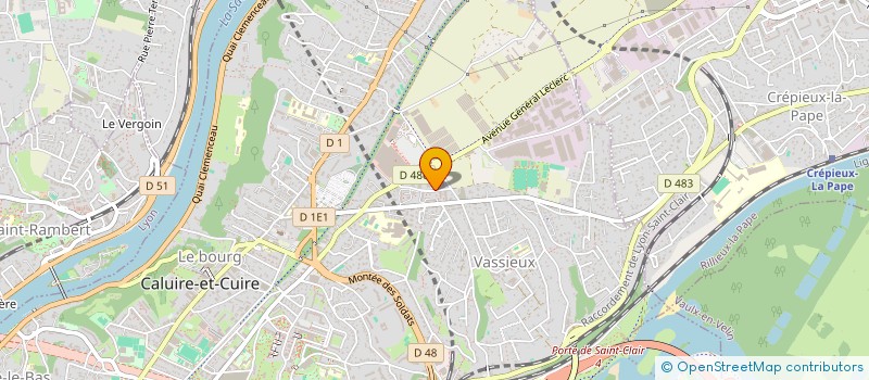 localisation de l'entreprise MONSIEUR SALAH SOFIANE  CALUIRE-ET-CUIRE