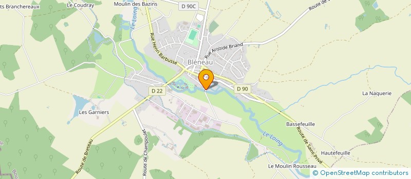 localisation de l'entreprise MONSIEUR SALAH TAKLA à BLENEAU