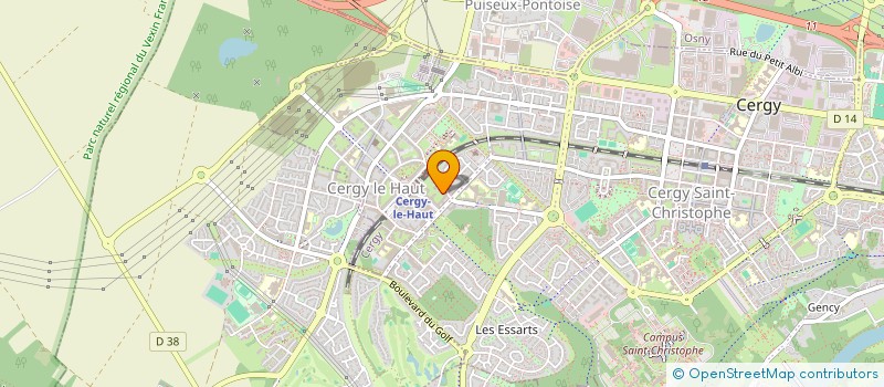 localisation de l'entreprise MONSIEUR SALAH TITRAOUI  CERGY