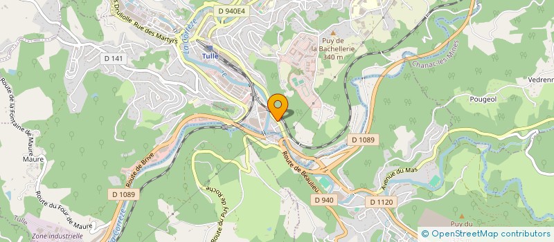 localisation de l'entreprise MONSIEUR SALAH TOUAT  TULLE