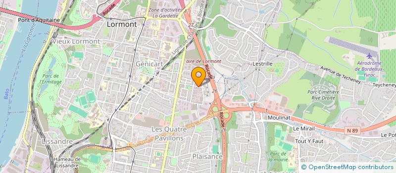 localisation de l'entreprise MONSIEUR SALAH WANAIMI  LORMONT