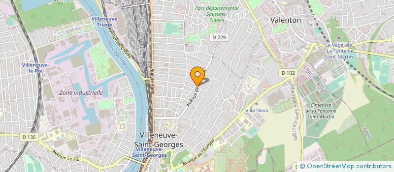 localisation de l'entreprise MONSIEUR SALAH ZAROUI  VILLENEUVE-SAINT-GEORGES