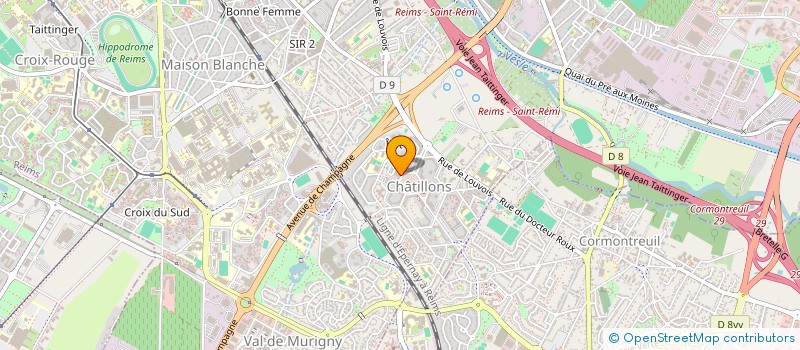 localisation de l'entreprise MONSIEUR SALAH ZEGHDOUDI à REIMS