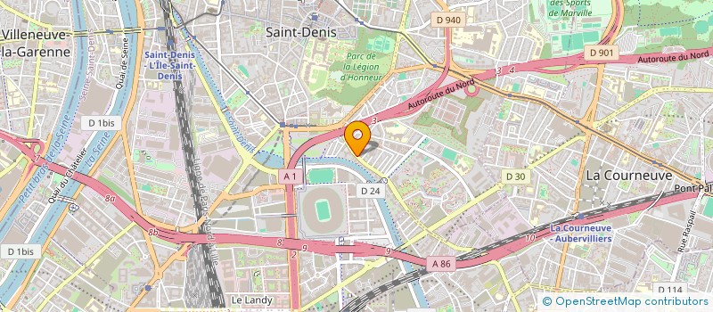 localisation de l'entreprise MONSIEUR SALAH ZEGHOUANI  SAINT-DENIS