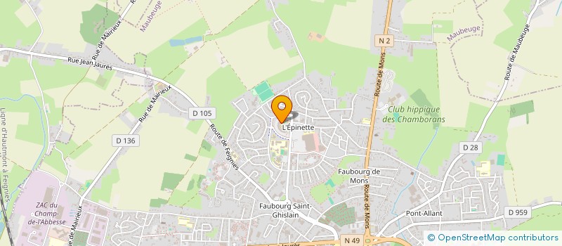 localisation de l'entreprise MONSIEUR SALAH ZEHANA à MAUBEUGE