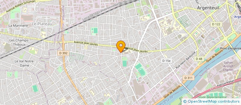 localisation de l'entreprise MONSIEUR SALAH ZENATI  ARGENTEUIL