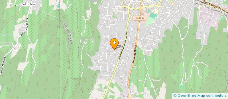 localisation de l'entreprise MONSIEUR SALAH ZENDJANE  BAGNOLS-SUR-CEZE