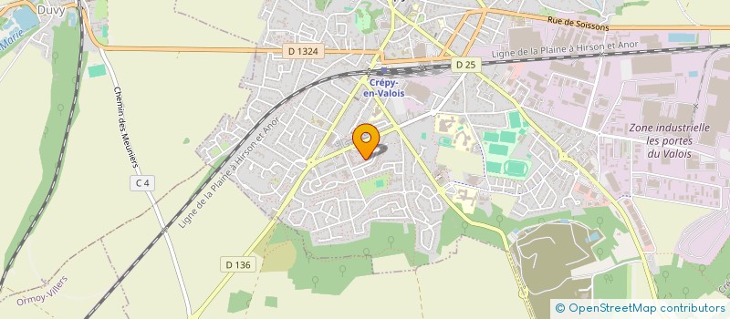 localisation de l'entreprise MONSIEUR SALAH ZERDEB  CREPY-EN-VALOIS