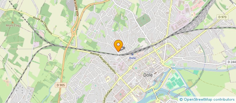localisation de l'entreprise MONSIEUR SALAH ZERZOUH à DOLE