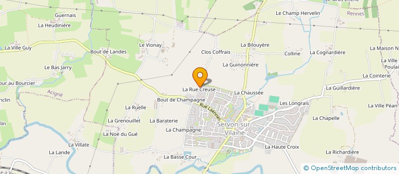 localisation de l'entreprise MONSIEUR SALAHADINE ABDRAMAN  SERVON-SUR-VILAINE