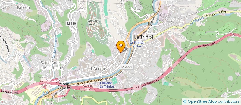 localisation de l'entreprise MONSIEUR SALAHDDINE AYOUBI à NICE
