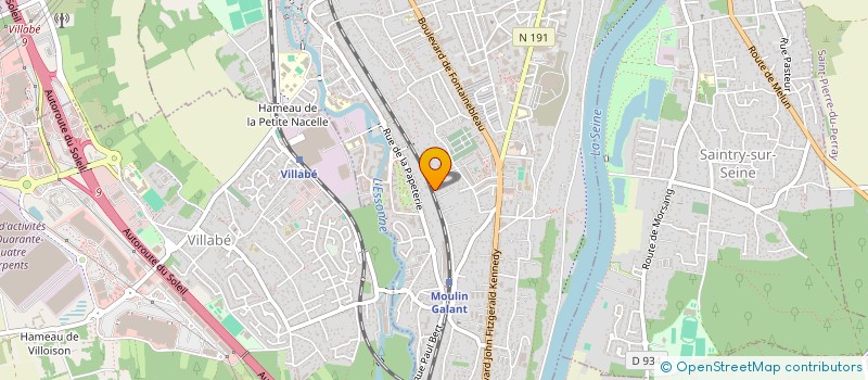 localisation de l'entreprise MONSIEUR SALAHDIN ABERKANE  NOGARO