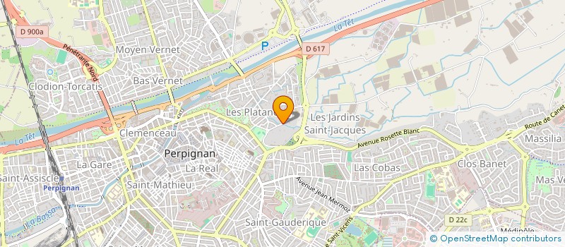 localisation de l'entreprise MONSIEUR SALAHDINE ABOUSALIH  PERPIGNAN