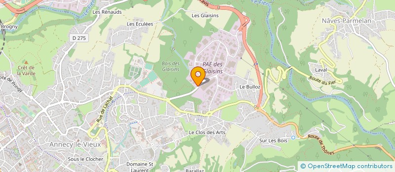 localisation de l'entreprise MONSIEUR SALAHEDDIN BAAZIZ  ANNECY