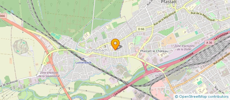 localisation de l'entreprise MONSIEUR SALAHEDDINE BARKAT  LUTTERBACH