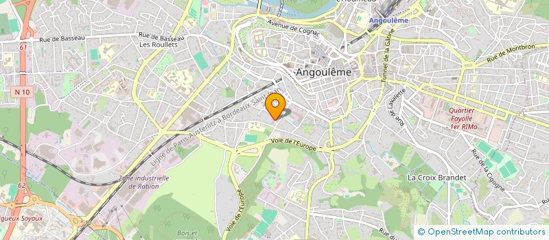 localisation de l'entreprise MONSIEUR SALAHEDDINE BASTI à ANGOULEME