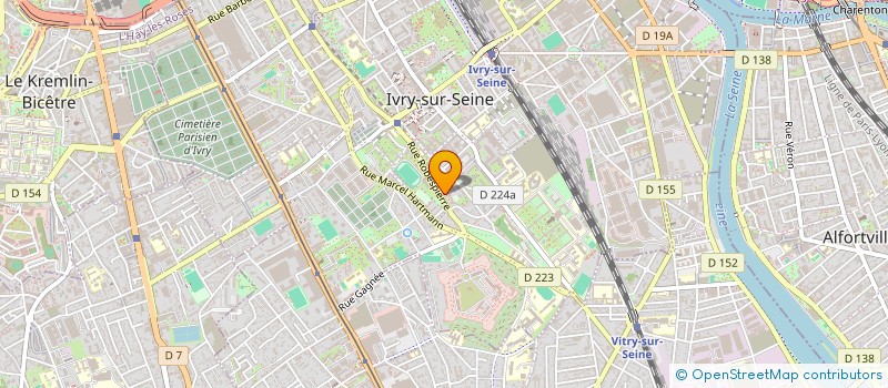 localisation de l'entreprise MONSIEUR SALAHEDDINE DJELMID  IVRY-SUR-SEINE