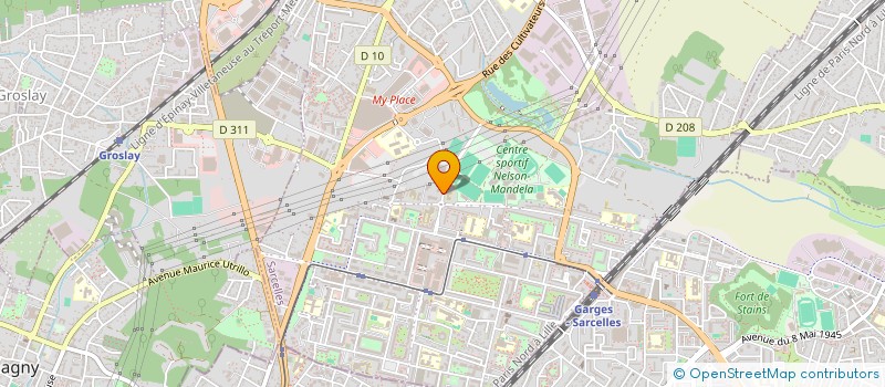 localisation de l'entreprise MONSIEUR SALAHEDDINE EL DANNAWI à SARCELLES