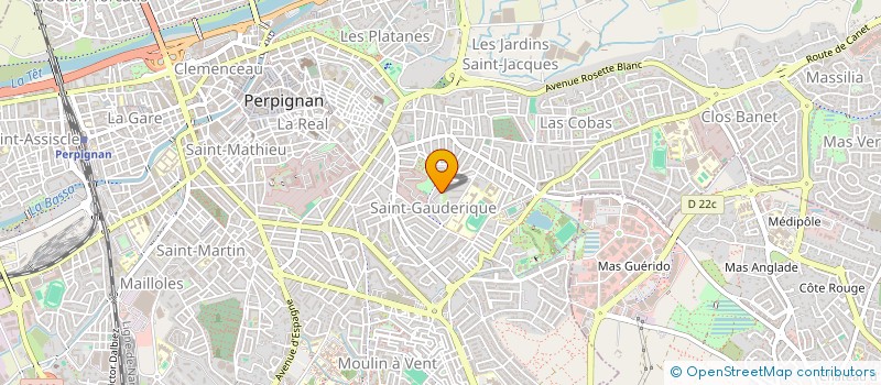 localisation de l'entreprise MONSIEUR SALAHEDDINE EL HAMOUDI  PERPIGNAN