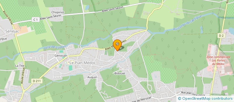 localisation de l'entreprise MONSIEUR SALAHEDDINE SMIRI  LE PIAN-MEDOC