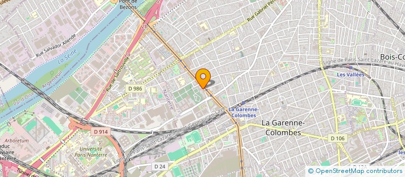 localisation de l'entreprise MONSIEUR SALAHEDDINE SOUID à COLOMBES