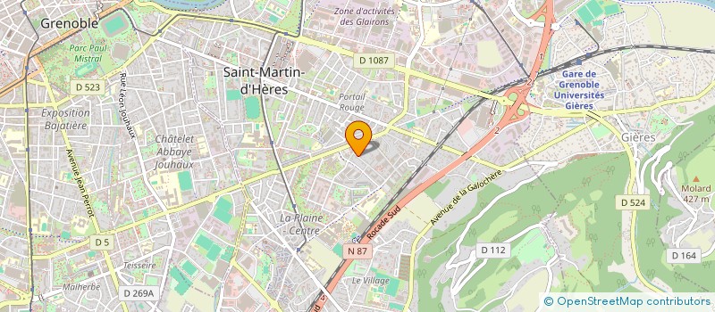 localisation de l'entreprise MONSIEUR SALAHEDINE HAMMADI  SAINT-MARTIN-D'HERES