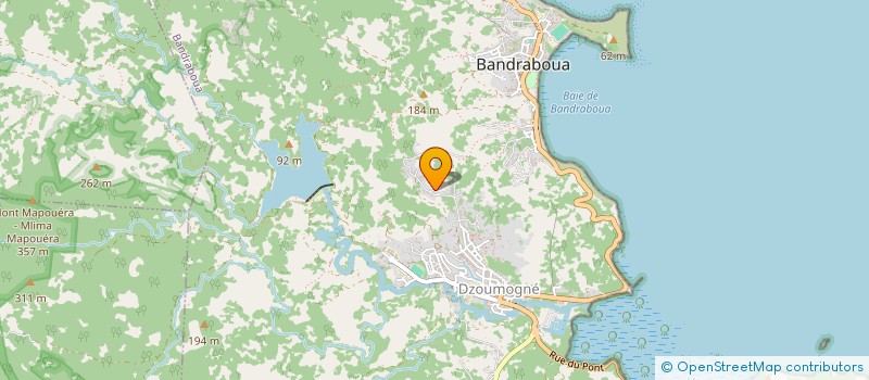 localisation de l'entreprise MONSIEUR SALAHIDINE SOIHIFI  BANDRABOUA