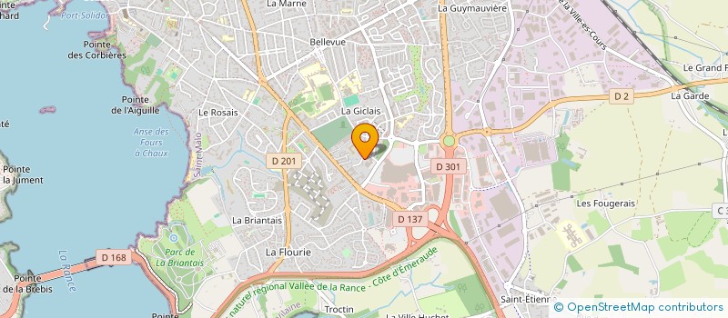 localisation de l'entreprise MONSIEUR SALAHUDDIN HAJIZARIF KHAN  SAINT-MALO