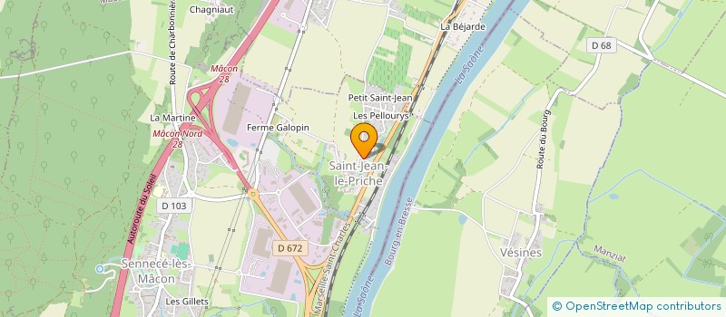 localisation de l'entreprise MONSIEUR SALAK HAROUTOUNIAN  MACON