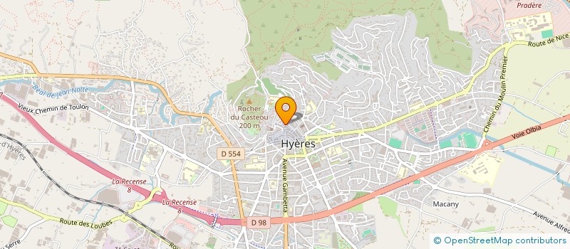 localisation de l'entreprise MONSIEUR SALAM BEKOUMI  HYERES