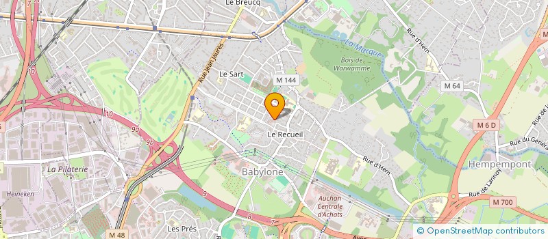 localisation de l'entreprise MONSIEUR SALAM BOUTYARZIST  VILLENEUVE-D'ASCQ