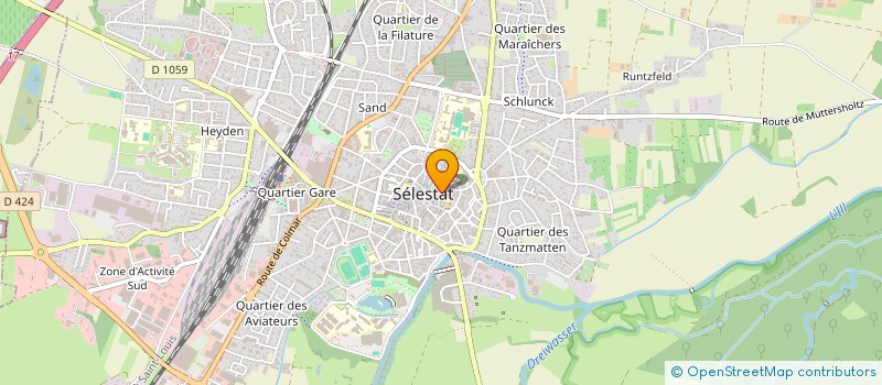 localisation de l'entreprise MONSIEUR SALAM MOHAMED AHMED  SELESTAT