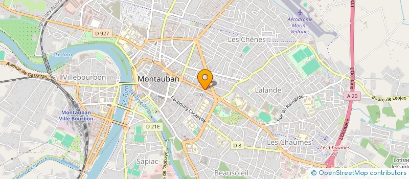 localisation de l'entreprise MONSIEUR SALAMBEK ASKHABOV  MONTAUBAN