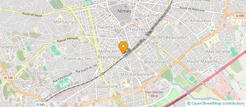 localisation de l'entreprise MONSIEUR SALAVDINE ZAOURBEKOV  NIMES