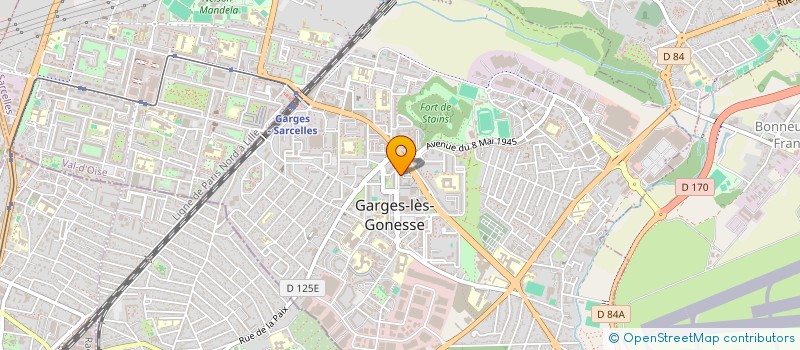 localisation de l'entreprise MONSIEUR SALEEM SHAHZAD BUTT HUSSAIN  GARGES-LES-GONESSE