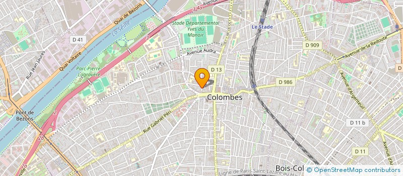 localisation de l'entreprise MONSIEUR SALEH AHMED à COLOMBES