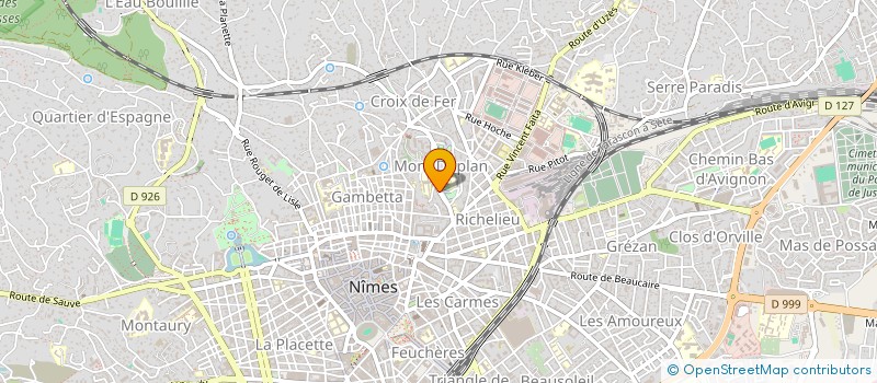 localisation de l'entreprise MONSIEUR SALEH KALED  NIMES