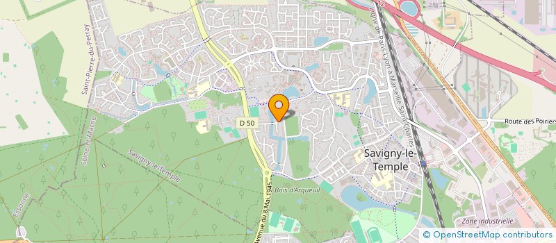 localisation de l'entreprise MONSIEUR SALEH LUMANDE  SAVIGNY-LE-TEMPLE