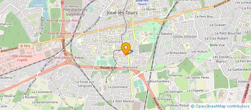 localisation de l'entreprise MONSIEUR SALEH NASSOUR à JOUE-LES-TOURS