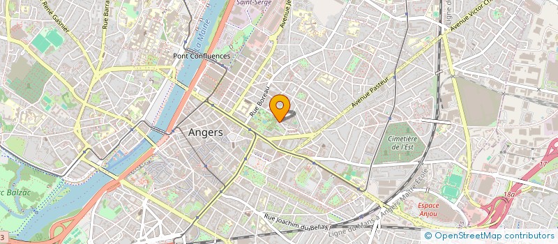 localisation de l'entreprise MONSIEUR SALEINBAN KAYSE MAHAMED à ANGERS