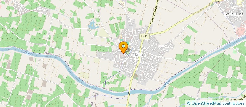 localisation de l'entreprise MONSIEUR SALEM ALLAGUI  CLAIRA