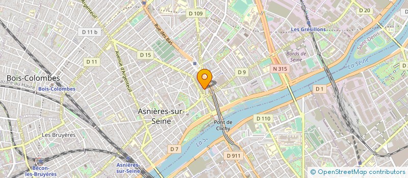 localisation de l'entreprise MONSIEUR SALEM AROUND à GENNEVILLIERS