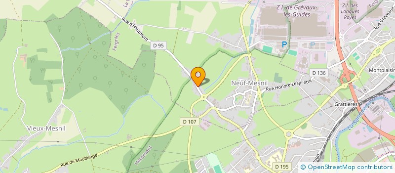 localisation de l'entreprise MONSIEUR SALEM BADACHE  NEUF-MESNIL