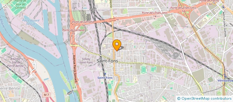 localisation de l'entreprise MONSIEUR SALEM BAKIR à SAINT-FONS