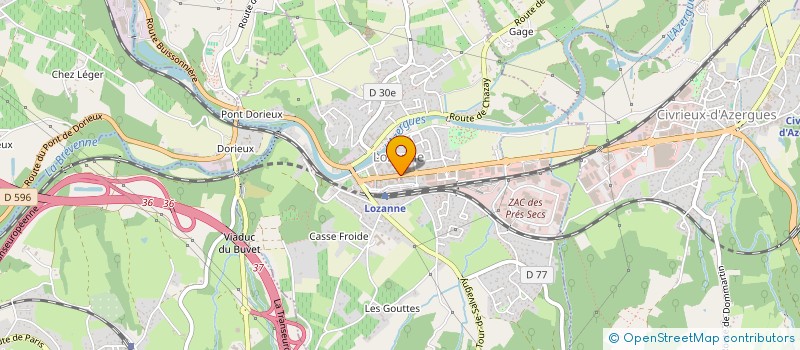 localisation de l'entreprise MONSIEUR SALEM BELABBAS  LOZANNE