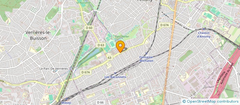 localisation de l'entreprise MONSIEUR SALEM BEN ABDALLAH à ANTONY