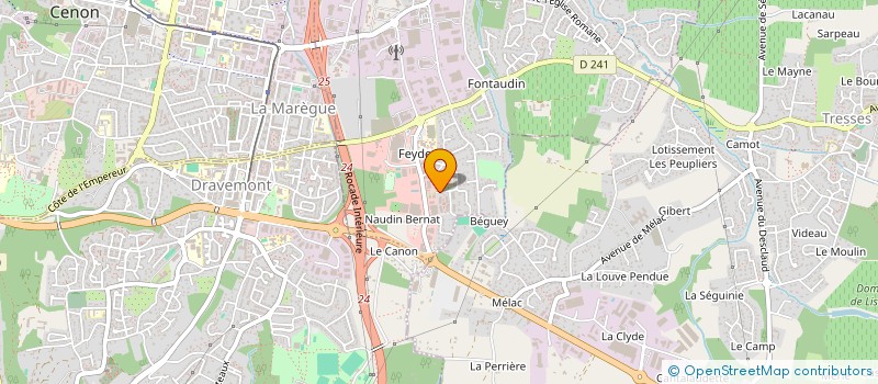 localisation de l'entreprise MONSIEUR SALEM BENYOUCEF  ARTIGUES-PRES-BORDEAUX