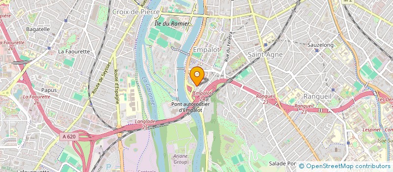 localisation de l'entreprise MONSIEUR SALEM BETTIRA  TOULOUSE