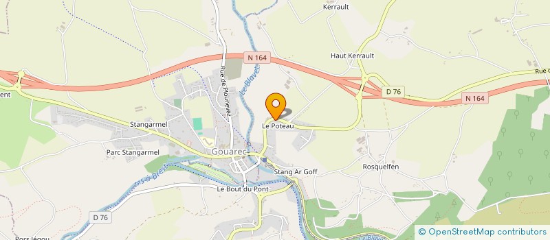 localisation de l'entreprise MONSIEUR SALEM BOURAS  BON REPOS SUR BLAVET