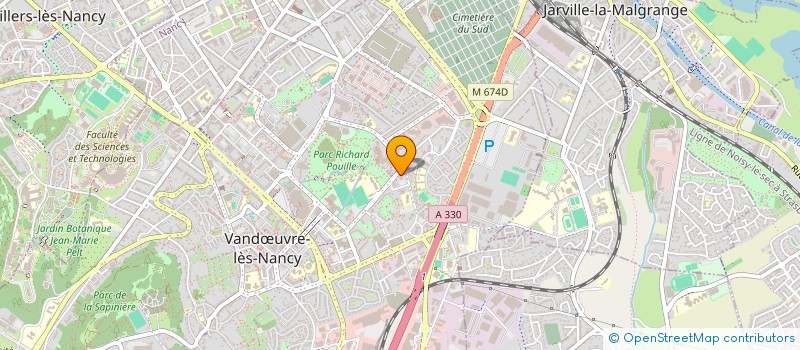 localisation de l'entreprise MONSIEUR SALEM BOUTALEB  VANDUVRE-LES-NANCY